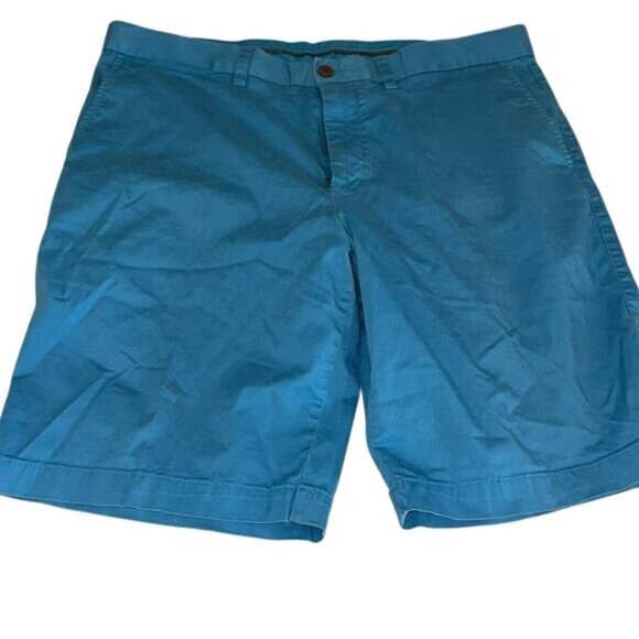 Tommy Bahama Mens Blue Cotton Spandex Blend Shorts Size 38 - Picture 1 of 7